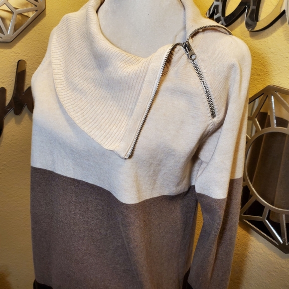Jeanne Pierre Color Block Sweater sz XL NwoT - Picture 2 of 11